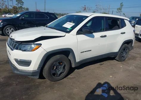 2018 Jeep Compass Sport Fwd from USA, damaged, VIN 3C4NJCAB3JT309020